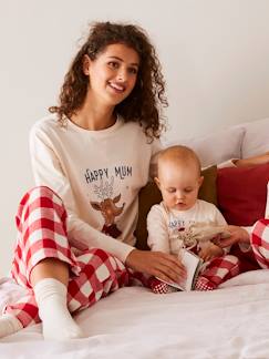 Umstandsmode-Pyjama, Homewear-Damen Weihnachts-Pyjama Capsule Collection HAPPY FAMILY