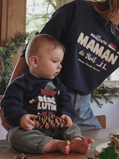 Baby-Pullover, Strickjacke, Sweatshirt-Sweatshirt-Baby Weihnachts-Sweatshirt Capsule Collection HAPPY FAMILY FOREVER