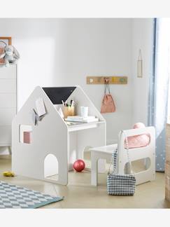 Mode mit cleveren Details-Set aus Schreibtisch und Stuhl für Kleinkinder
