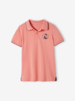 Junge-T-Shirt, Poloshirt, Unterziehpulli-Jungen Poloshirt mit Print Oeko-Tex