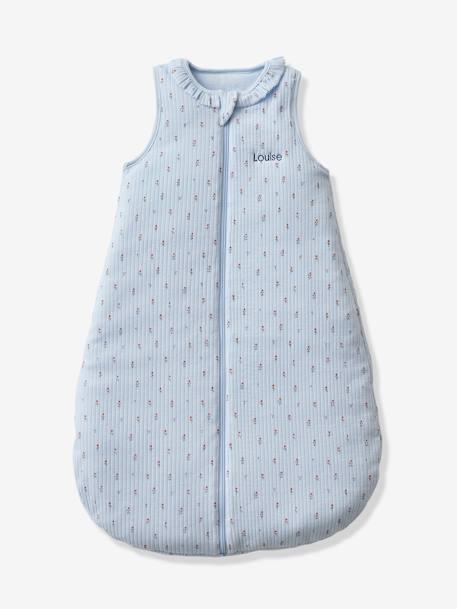 Ärmelloser Baby Schlafsack GIVERNY, personalisierbar Oeko-Tex lavandel 