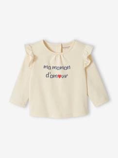 Bébé-T-shirt à message bébé en coton biologique