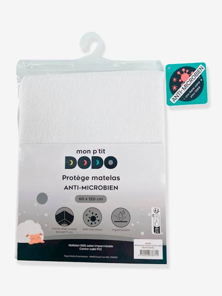 Wasserdichter Baby Matratzen-Schonbezug DODO mit Milbenschutz weiss 