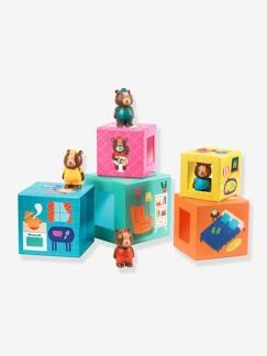Spielzeug-Erstes Spielzeug-Erstes Lernspielzeug-Baby Bärenhaus TopaniHouse DJECO