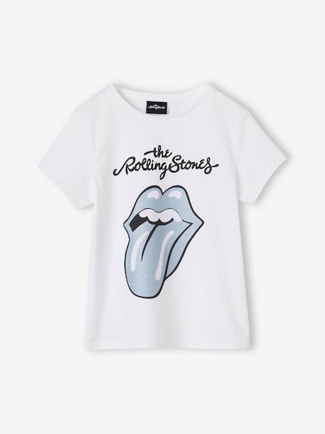 Mädchen T-Shirt THE ROLLING STONES weiß 