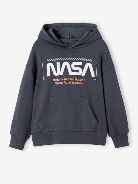 Jungen Kapuzensweatshirt NASA schiefergrau 