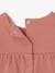 T-shirt bébé motif à l'encre gonflante bois de rose 