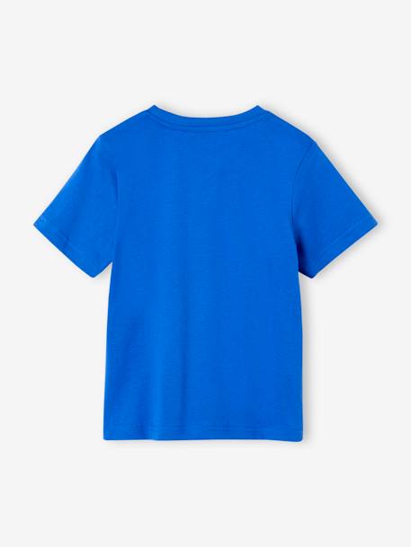 T-shirt imprimé Basics garçon manches courtes blanc+bleu nuit+bleu roi+jaune+menthe+vert d'eau+vert sauge 