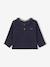 Baby T-Shirt mit Polokragen, personalisierbar nachtblau 