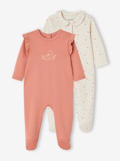 Baby-Strampler, Pyjama, Overall-2er-Pack Baby Jersey-Strampler Oeko-Tex
