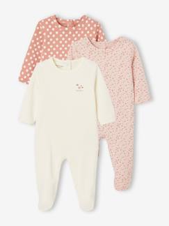 Baby-Strampler, Pyjama, Overall-3er-Pack Baby Strampler BASIC, Interlock-Jersey