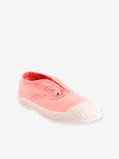 Schuhe-Mädchenschuhe 23-38-Kinder Stoffschuhe mit Gummizug ELLY E15149C15N BENSIMON