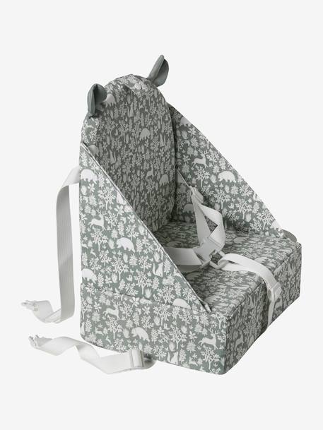 Sitzerhöhung für Kleinkinder GRAU+graublau 