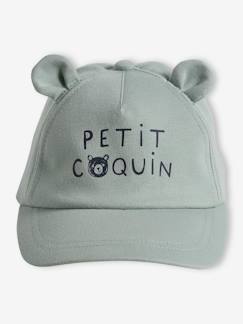 Garçon-Accessoires-Chapeau, casquette-Casquette ourson bébé garçon
