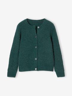 Mädchen-Pullover, Strickjacke, Sweatshirt-Strickjacke-Mädchen Cardigan aus Chenille-Garn