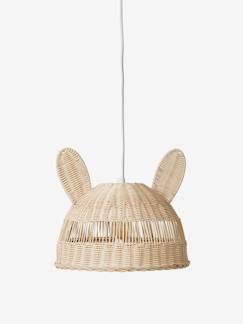Rattan und Naturfasern-Bettwäsche & Dekoration-Kinderzimmer Hasen-Lampenschirm aus Rattan