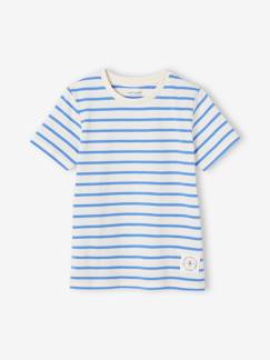 Junge-T-Shirt, Poloshirt, Unterziehpulli-T-Shirt-Jungen T-Shirt mit Streifen