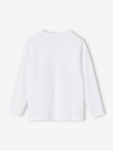 3er-Pack Jungen Langarmshirts bordeaux+weiß 