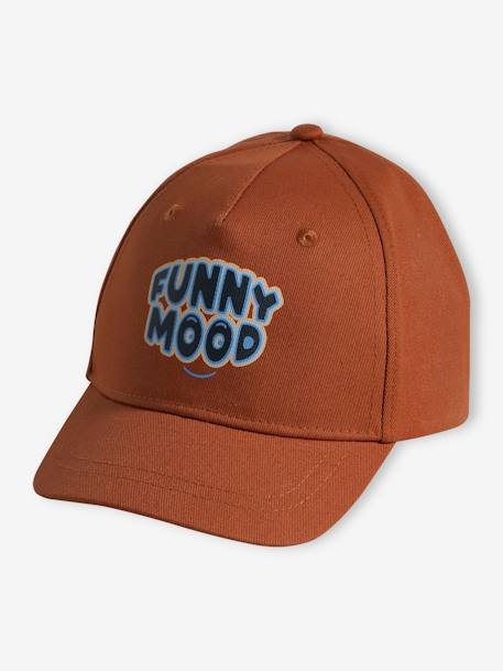 Casquette 'Funny Mood' garçon abricot 