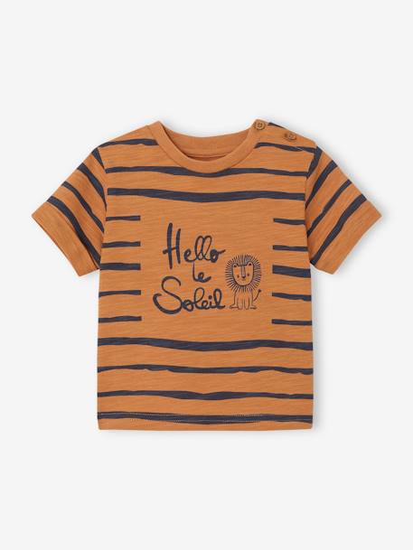 T-shirt Hello le soleil bébé caramel 
