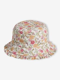 Mädchen-Accessoires-Hut, Cap-Mädchen Sonnenhut mit Blumenmuster