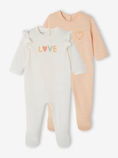 Bébé-Lot de 2 dors-bien "love" naissance en jersey