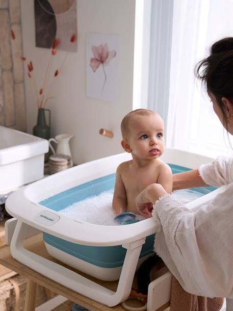 Faltbare Baby Badewanne türkis 