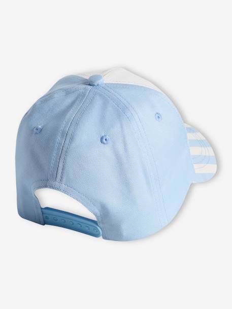 Casquette fille 'Cool Girls Club' rayé bleu+rayé rose 