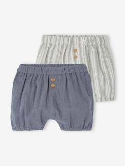 Baby-2er-Pack Baby Shorts aus Musselin