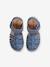 Sandales scratchées enfant collection maternelle bleu jean 