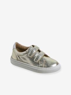 Schuhe-Kinder Sneakers in Metallic-Optik