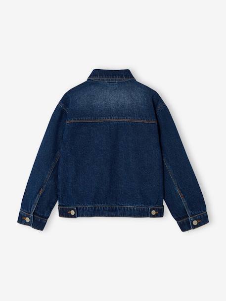 Veste en jean personnalisable fille bleu jean+stone 