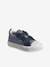 Kinder Stoff-Sneakers mit Klett und Anziehtrick set blau 
