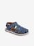 Sandales scratchées enfant collection maternelle bleu jean 