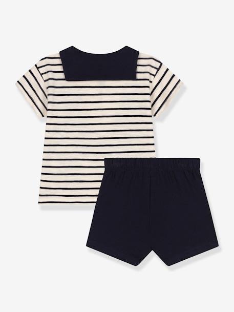 Ensemble 2 pièces PETIT BATEAU beige chiné 