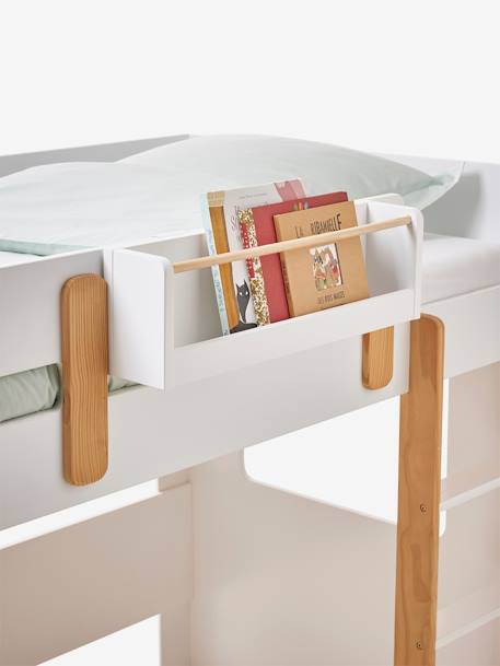 Kinderzimmer Hänge-Bücherregal für Hochbett EVEREST weiß 