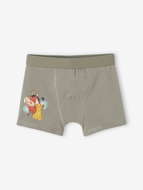 Lot de 3 boxers Disney® Le Roi Lion kaki 