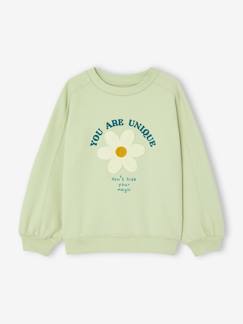 Mädchen Sweatshirt mit Recycling-Polyester