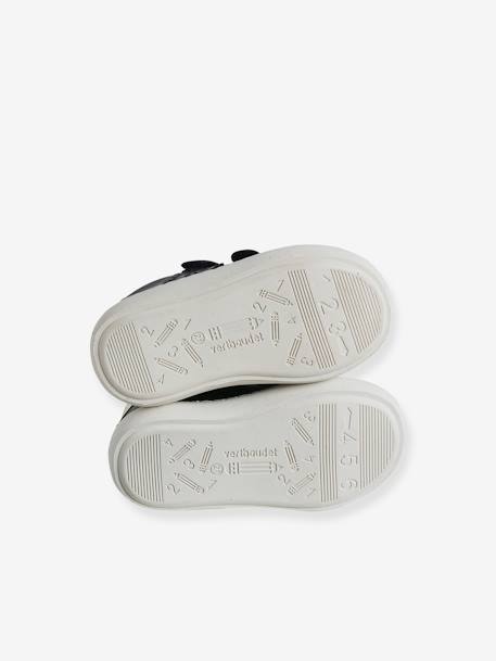 Baby Klett-Sneakers marine+weiß 