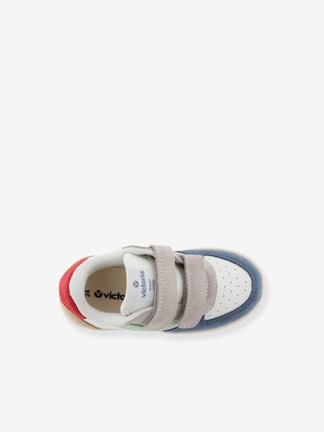 Tiempo Tiras Serraje Victoria® Sneaker jeansblau+rosa 