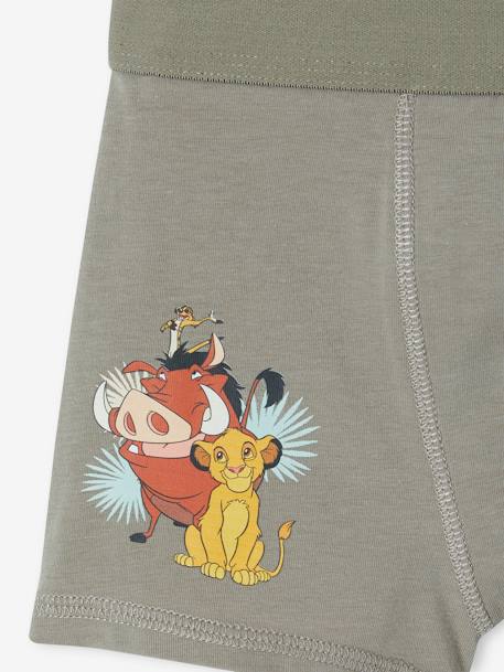 Lot de 3 boxers Disney® Le Roi Lion kaki 