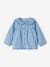 Baby Bluse aus Light-Denim gebleicht 