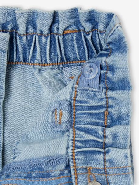 Die UNVERWÜSTLICHE, robuste Mädchen Paperbag-Jeans double stone 