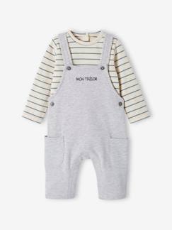 Baby-Baby-Set: Shirt & Latzhose, personalisierbar