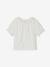 Baby T-Shirt mit Kragen Oeko-Tex wollweiß 