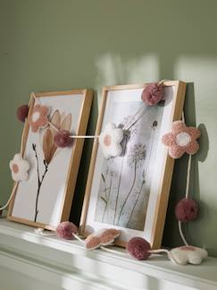 Linge de maison et décoration-Décoration-Guirlande-Guirlande fleurs et pompons