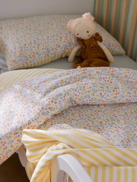 Baby Bettbezug ohne Kissenbezug GIVERNY Oeko-Tex mehrfarbig 
