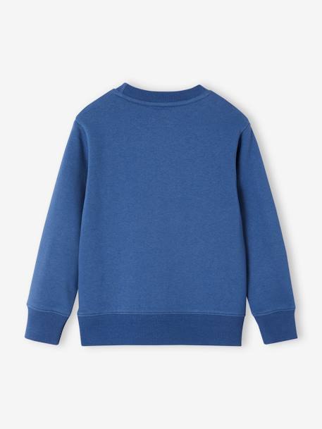 Jungen Sweatshirt, personalisierbar blau 
