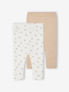 Lot de 2 leggings basic bébé BASICS