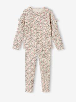 Mädchen-Pyjama, Overall-Gerippter Mädchen Schlafanzug Oeko-Tex
